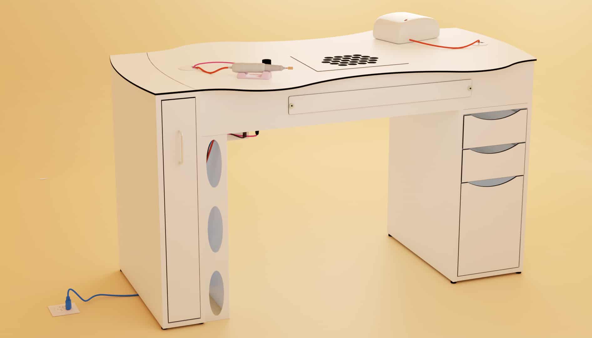 Kabel ohne Kabelsalat unsichtbar verstaut