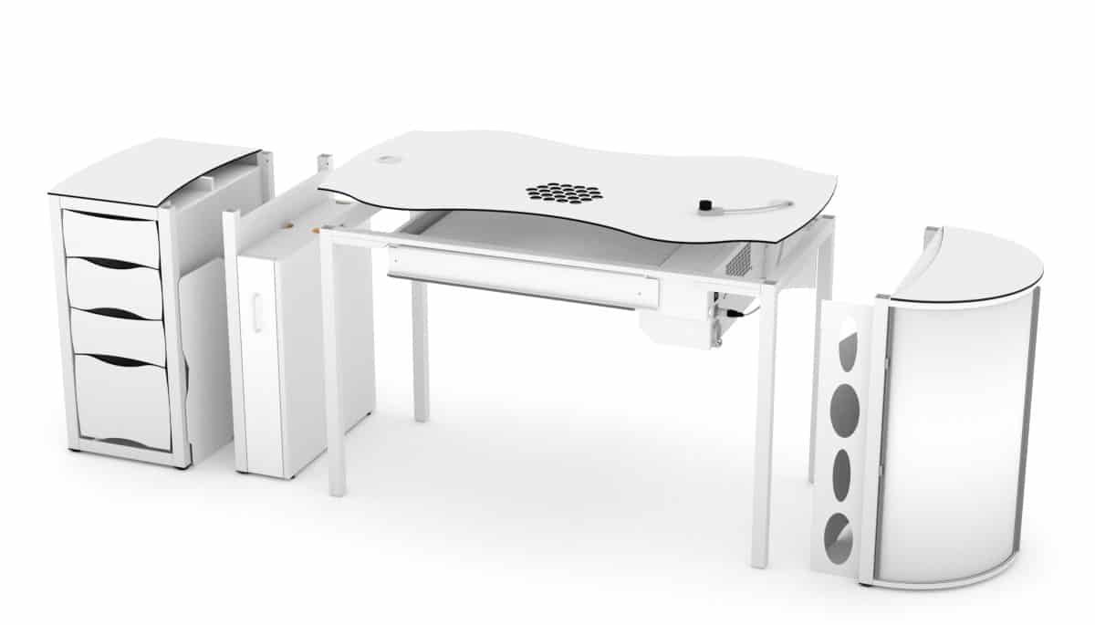 Nageltisch RomanTisch Explosionszeichnung