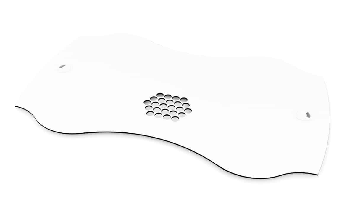 Plaque de table d'onglerie RomanTisch Blanc