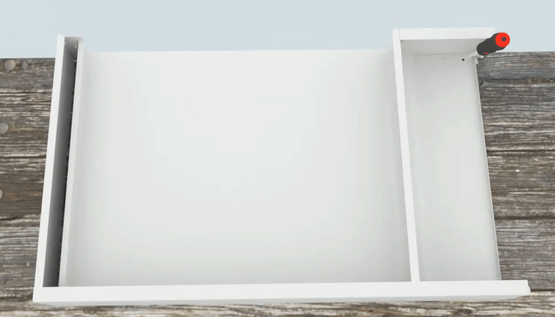 Einbau Absaugung A400 in einen schon bestehenden Tisch