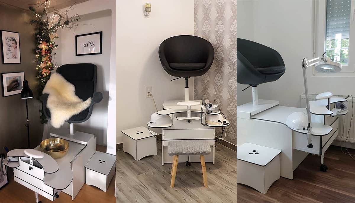 Fusspflegestuhl Kundenaufnahmen