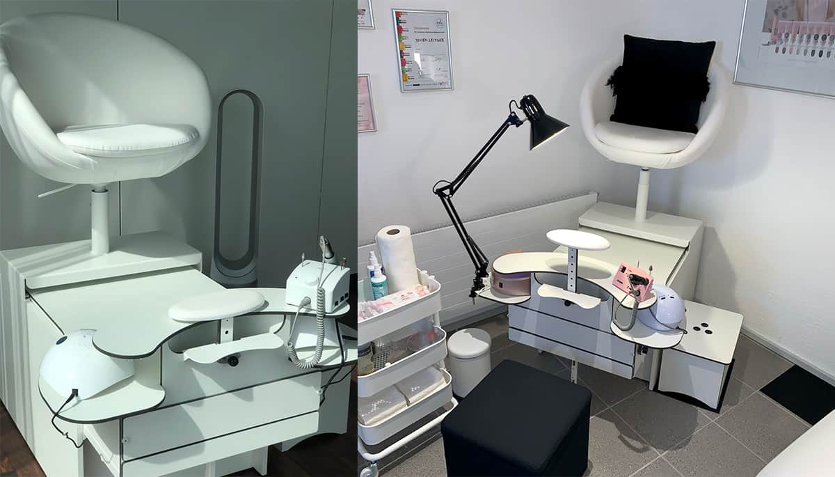 Fusspflegestuhl Kundenaufnahmen