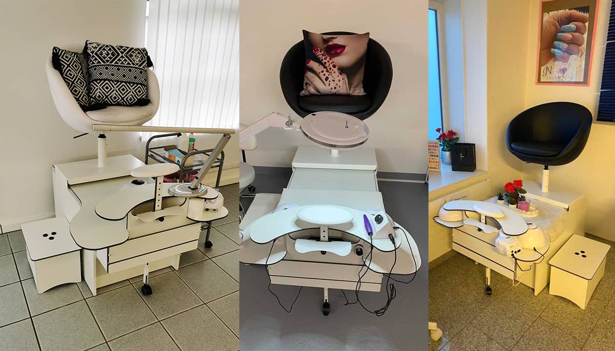 Fusspflegestuhl Kundenaufnahmen