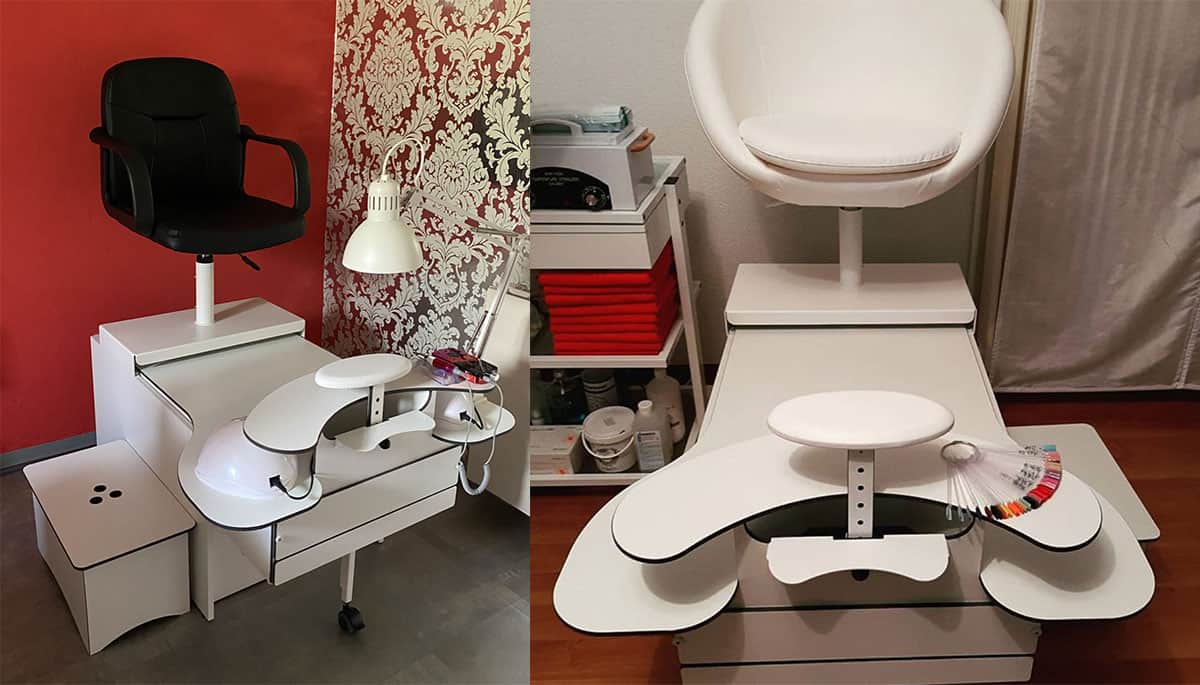 Fusspflegestuhl Fusskosmetik Kundenfotos