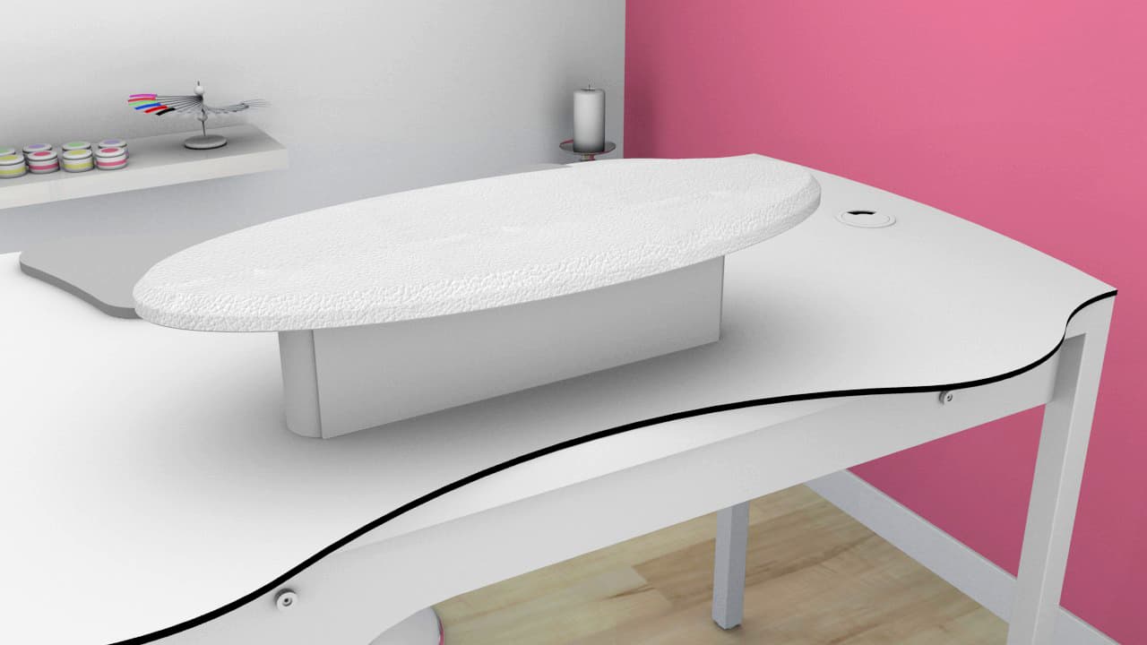 Handauflage Oval / Eckig montieren