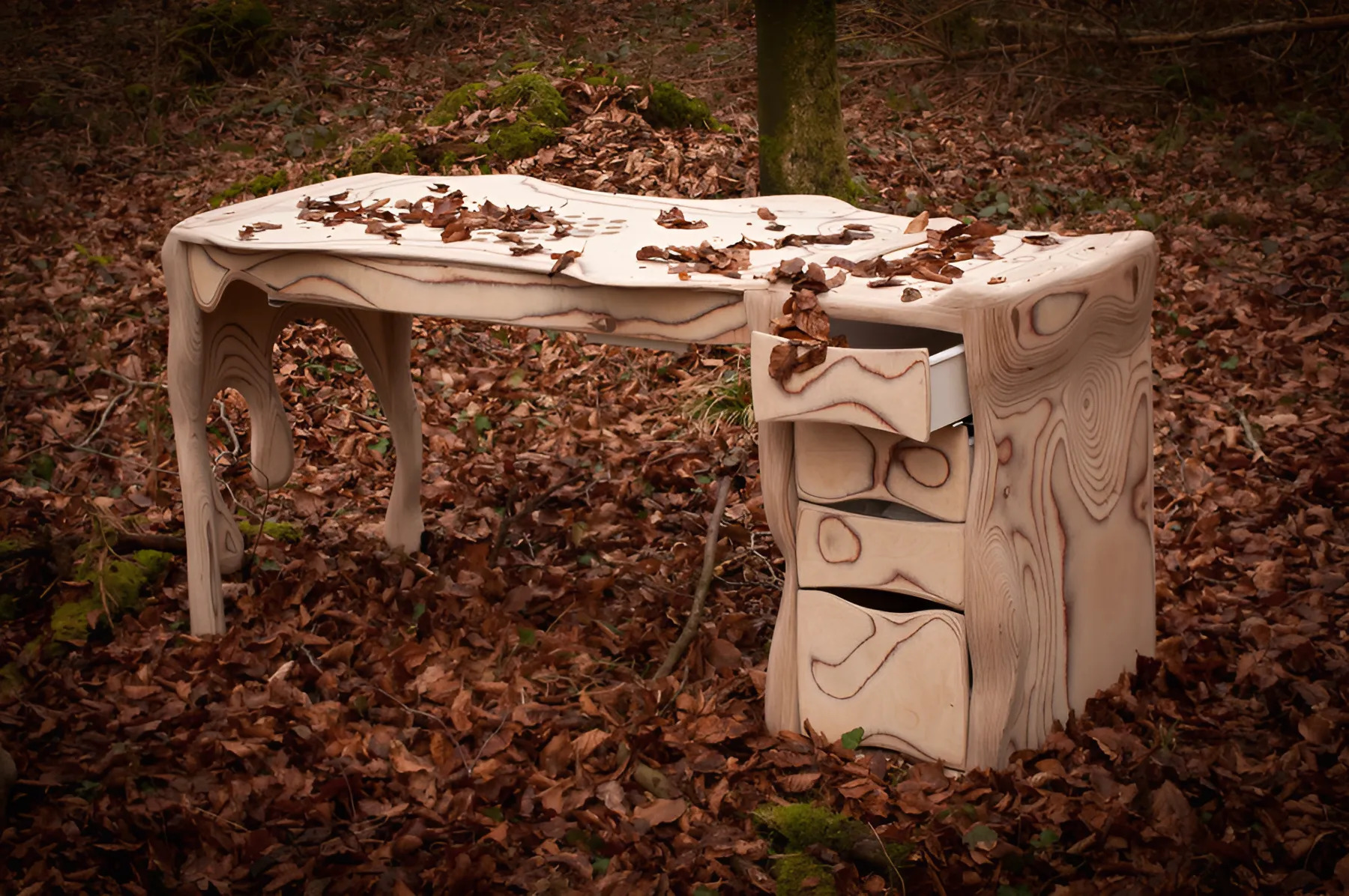 RomanTisch Stoeckwood - aus Birkenholz